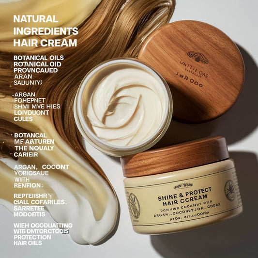 Shine & Protect Hair Cream with True Ingredients and Botanical Oils