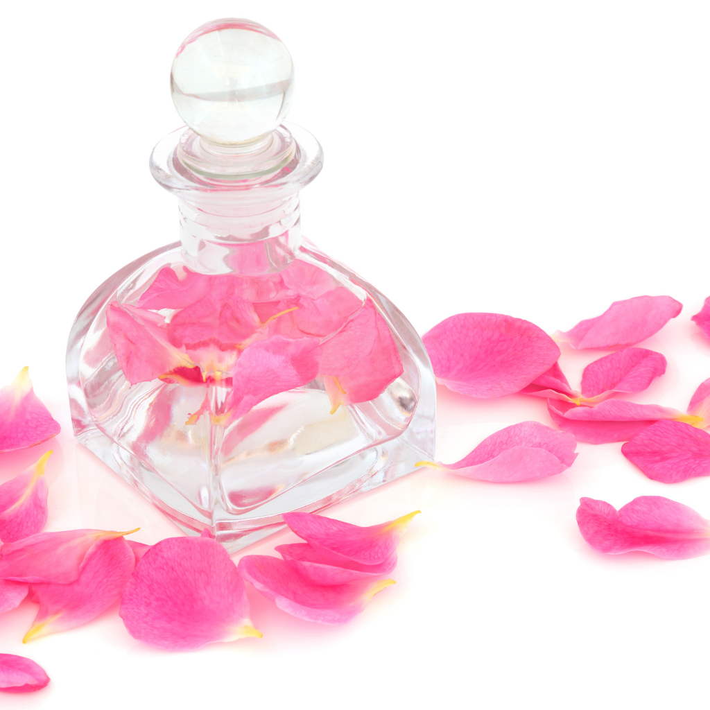 dry rose petals uses for skin