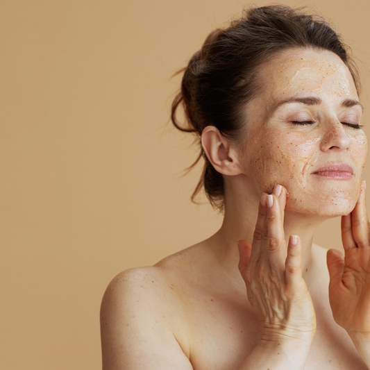 natural face scrub for dry skin