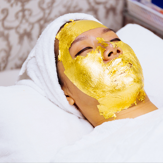 how to use 24k gold eye treatment mask