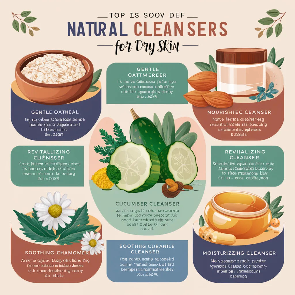 Top 5 Natural Cleansers for Dry Skin